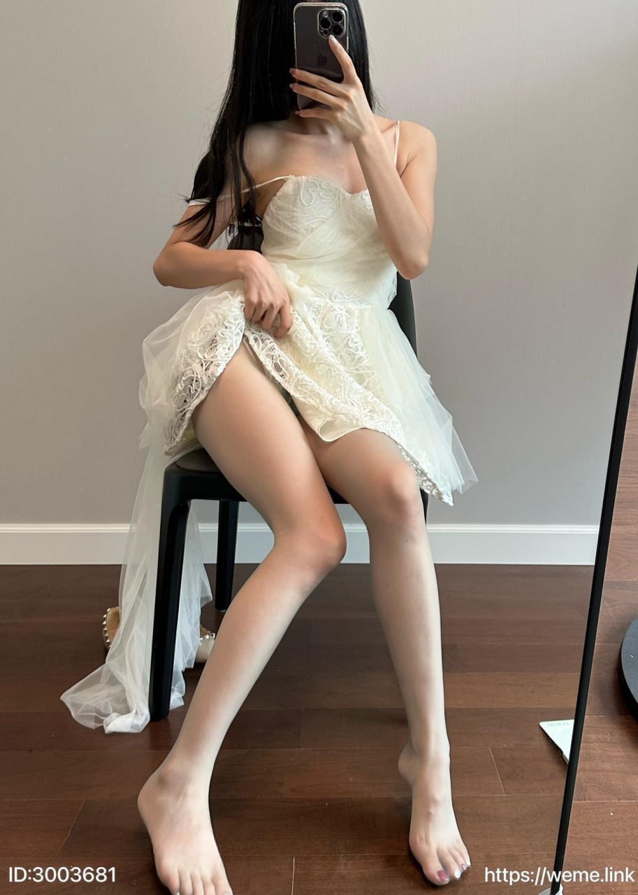 抖音25W粉 #李妙子 微密圈NO.109期 吊带白纱裙【22P】 - 5
