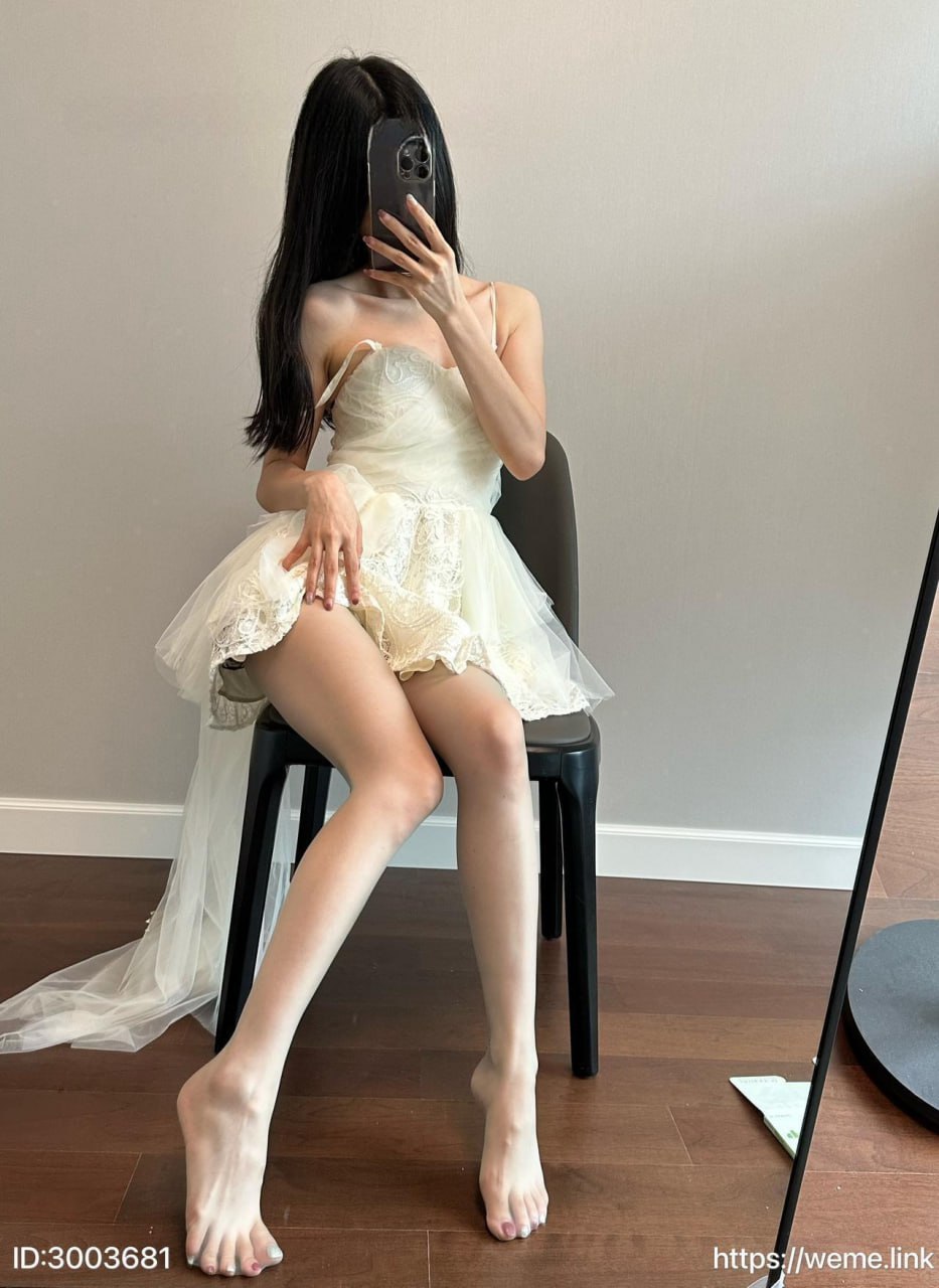 抖音25W粉 #李妙子 微密圈NO.109期 吊带白纱裙【22P】 - 6