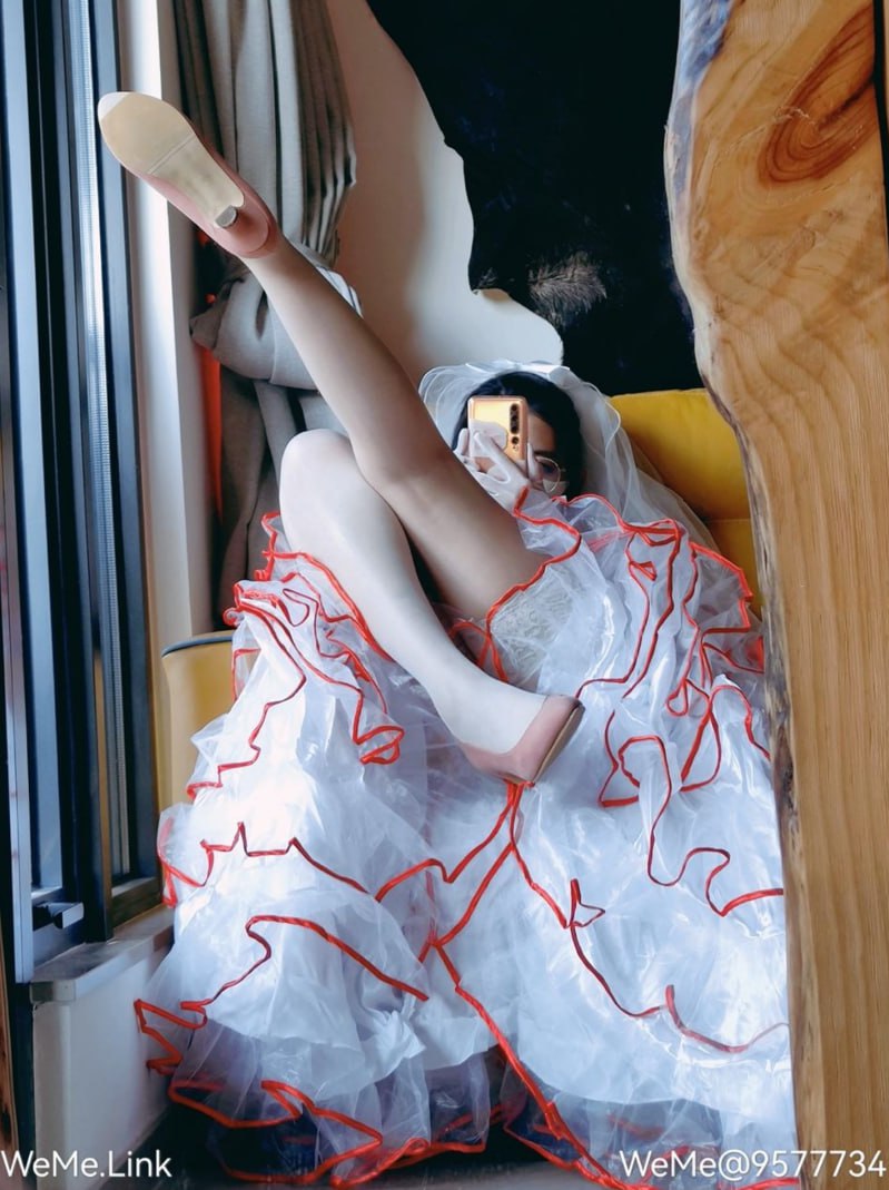 #奶咪 微密圈NO.003期 油丝婚纱【27P】 - 3