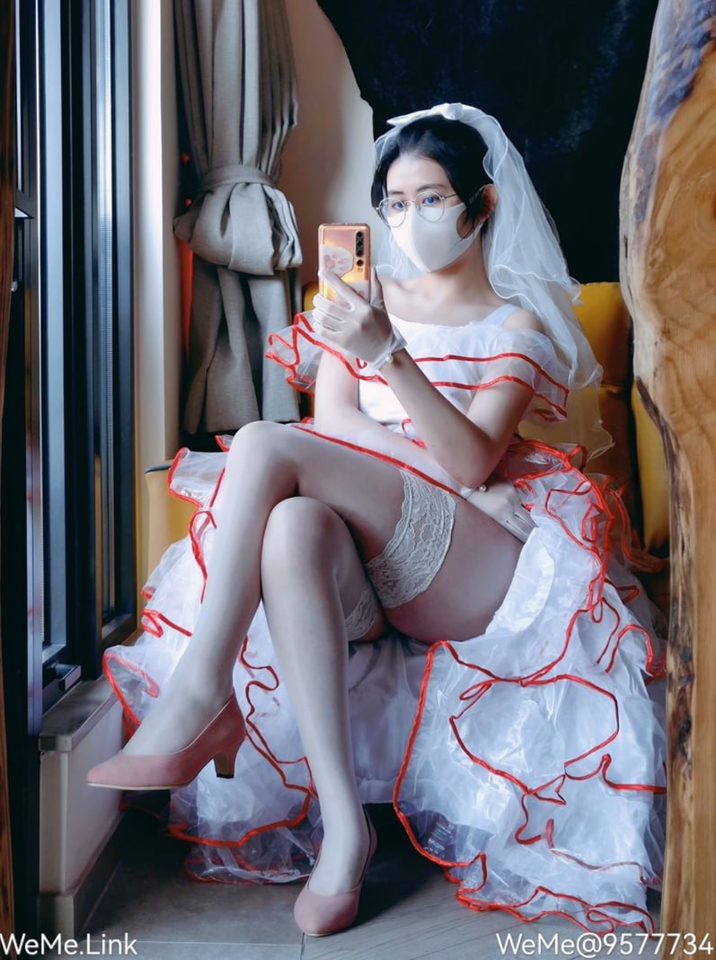 #奶咪 微密圈NO.003期 油丝婚纱【27P】 - 5