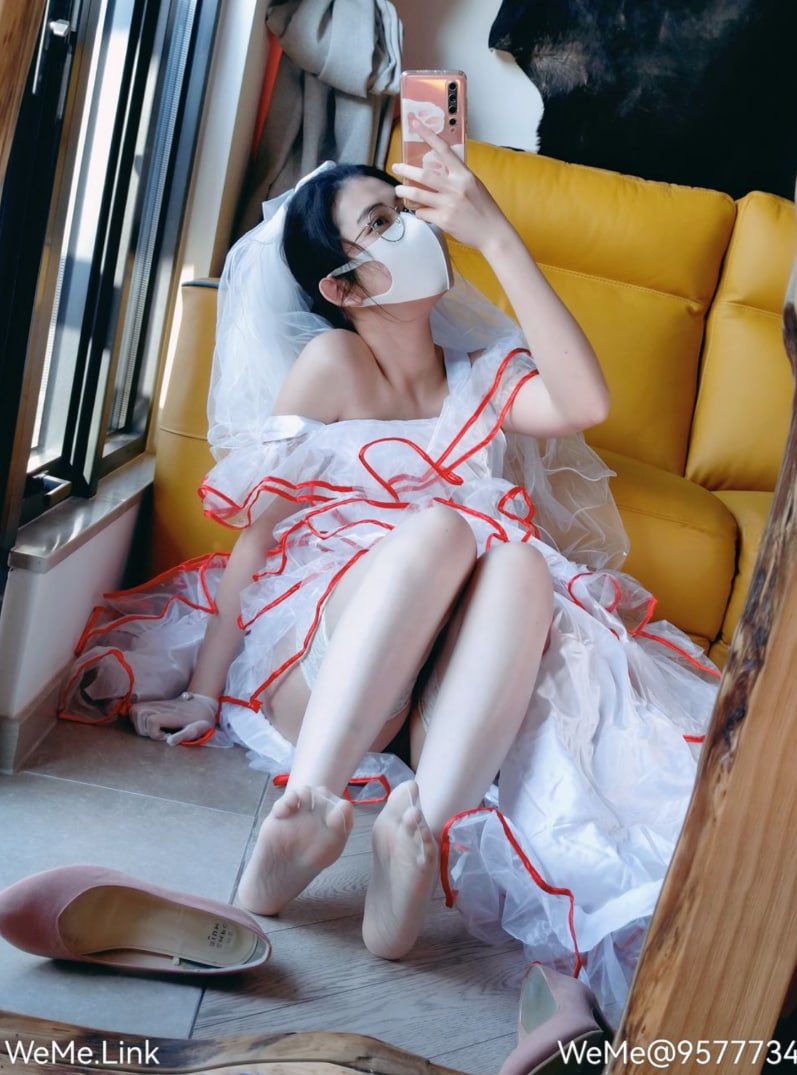 #奶咪 微密圈NO.003期 油丝婚纱【27P】 - 6