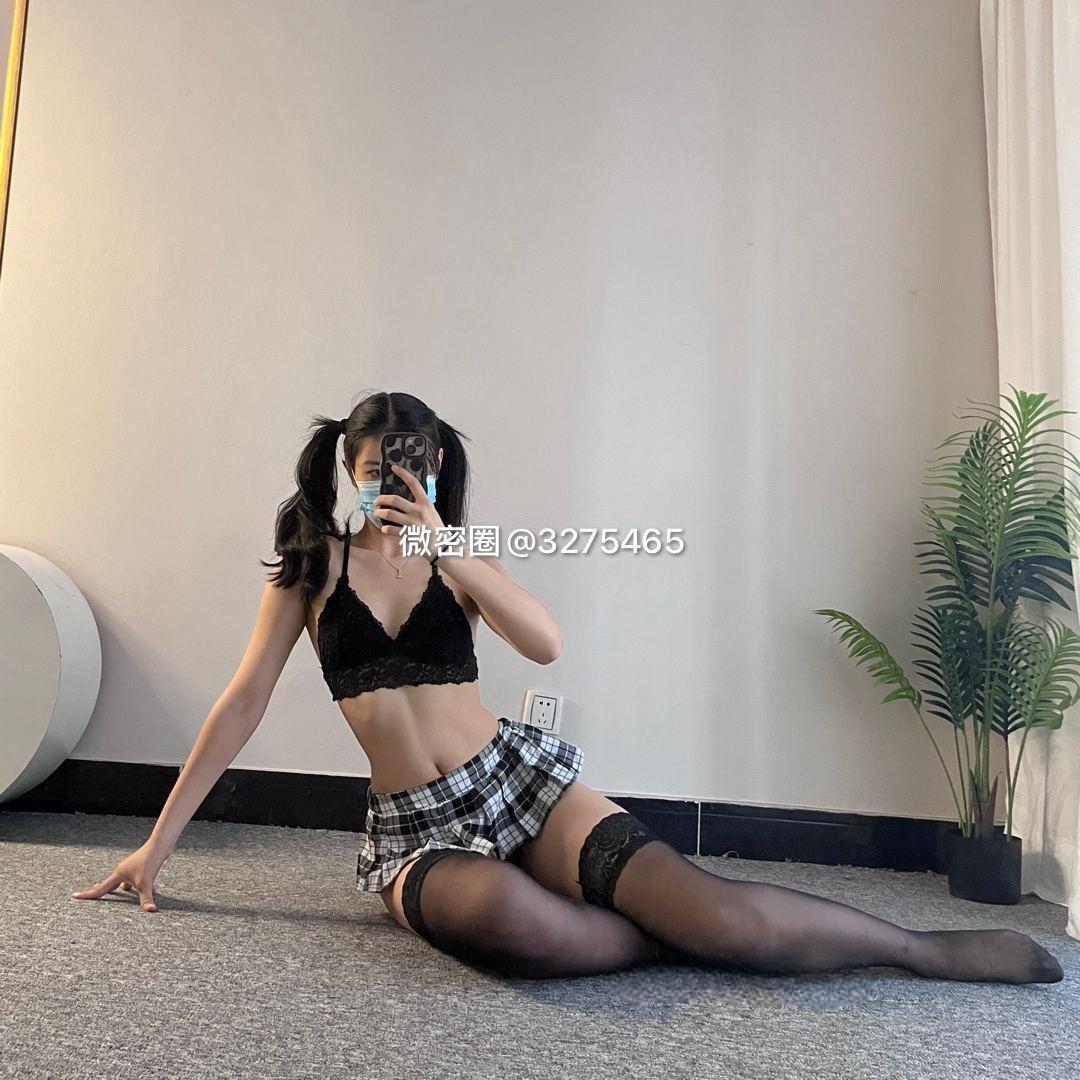 抖音25W粉 #彭程程 微密圈No.033期 黑丝JK超短裙【19P】 - 5