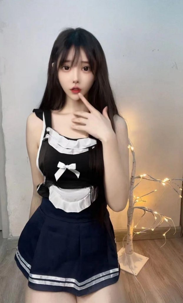 抖音5W粉 #兔抖抖 微密圈NO.003期 可爱少女女仆【15P】 - 6