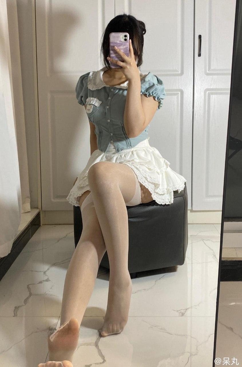 #妤小丸 04-28更新 微觅圈 白丝超短裙【18P】 - 6